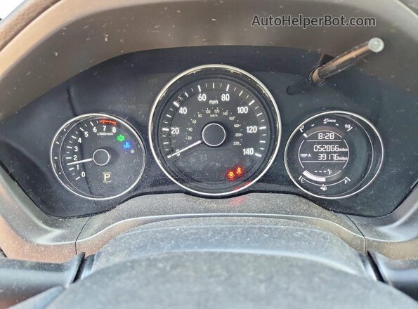 3CZRU6H33MM747831 2021 HONDA HR-V Gray Вид щитка приладів
