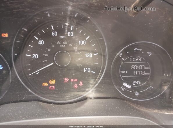 3CZRU6H34GM715362 2016 HONDA HR-V Синий Вид задних сидений