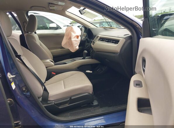 3CZRU6H34GM715362 2016 HONDA HR-V Синий Вид салона спереди