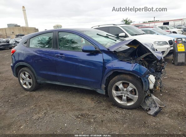 3CZRU6H34GM715362 2016 HONDA HR-V Синий Вид задней части салона