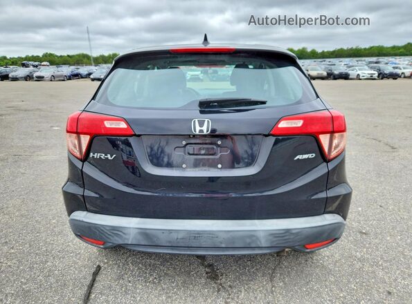 3CZRU6H34HG706984 2017 HONDA HR-V Black უკანა ხედი