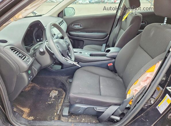 3CZRU6H34HG706984 2017 HONDA HR-V Black წინა სალონის ხედი