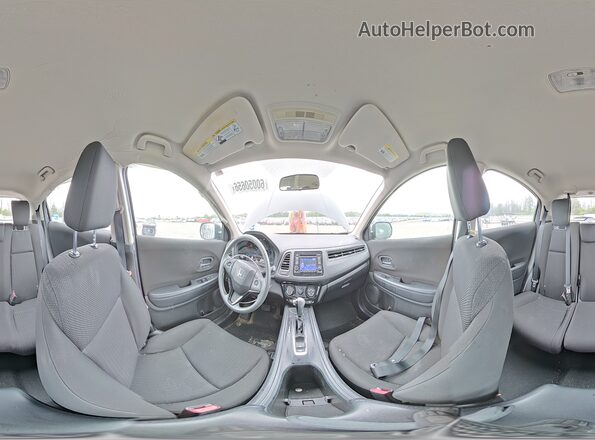3CZRU6H34HG706984 2017 HONDA HR-V Black VIN კოდის სტიკერის ხედი