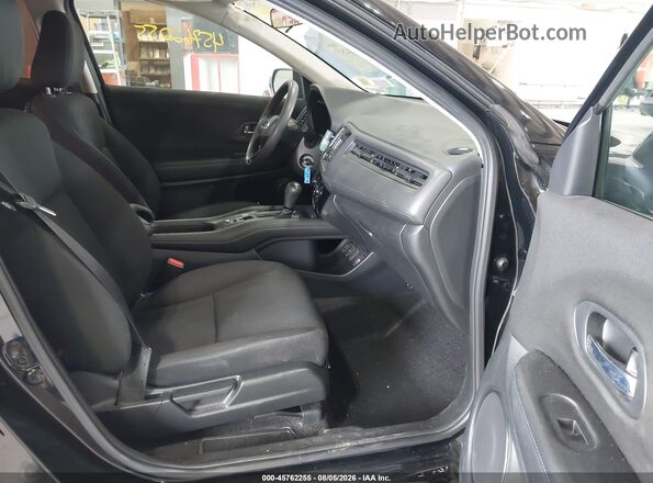 3CZRU6H34JG707350 2018 HONDA HR-V Black Vista interior delantera