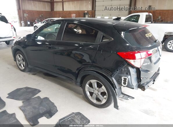 3CZRU6H34JG707350 2018 HONDA HR-V Black Trasero izquierdo