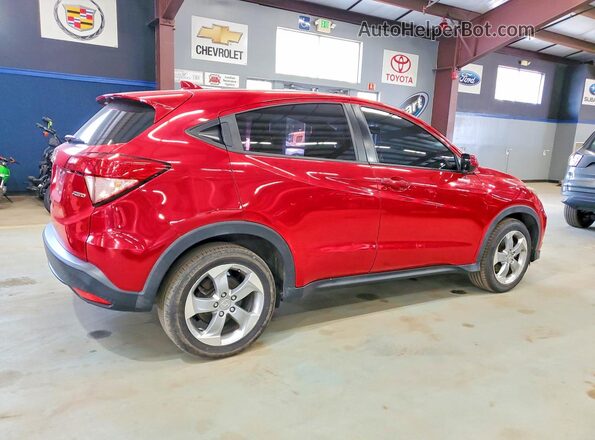 3CZRU6H34JM722884 2018 HONDA HR-V Red Задня права чверть