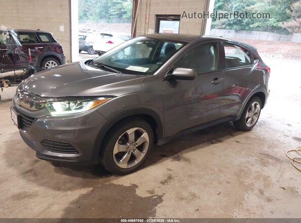 3CZRU6H34KG717801 2019 HONDA HR-V Gray წინა მარცხენა ხედი სამი მეოთხედიდან
