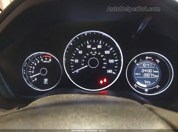3CZRU6H34KG717801 2019 HONDA HR-V Gray უკანა სავარძლების ხედი