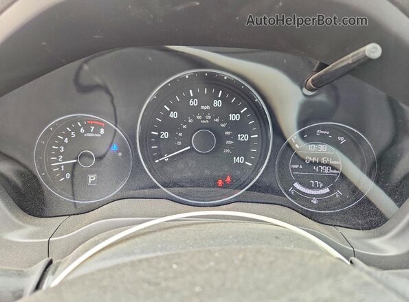 3CZRU6H34KM740755 2019 HONDA HR-V White Вид щитка приладів