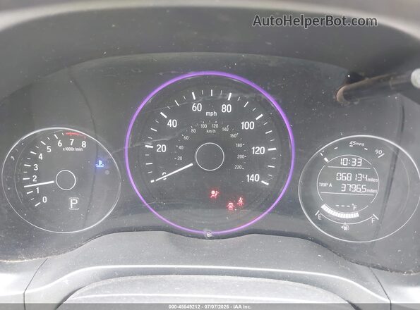3CZRU6H34LM703299 2020 HONDA HR-V Gray უკანა სავარძლების ხედი