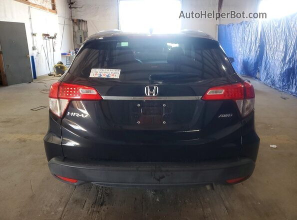 3CZRU6H34LM735797 2020 HONDA HR-V Black Widok z tyłu