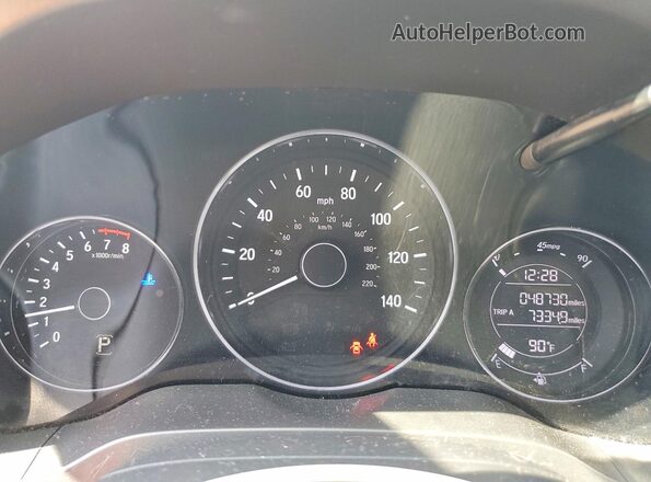 3CZRU6H34MM752813 2021 HONDA HR-V Серебряный Вид щитка приборов