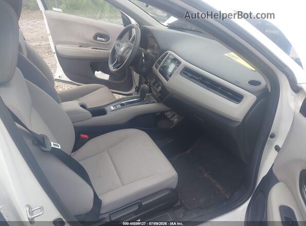 3CZRU6H35JM722828 2018 HONDA HR-V White Вид салону спереду