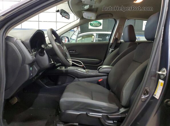 3CZRU6H35KG704510 2019 HONDA HR-V Gray Front interior view
