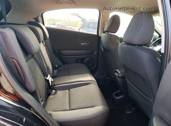3CZRU6H35KG726376 2019 HONDA HR-V Black უკანა სავარძლების ხედი