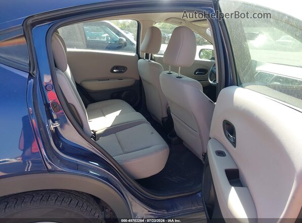 3CZRU6H36HG705464 2017 HONDA HR-V Blue Вид наклейки з VIN-кодом