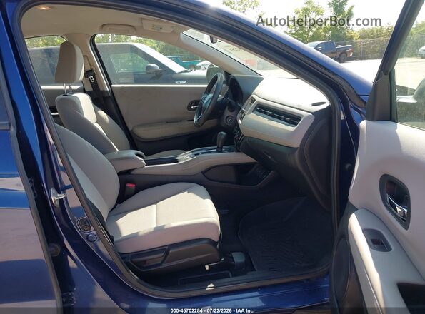 3CZRU6H36HG705464 2017 HONDA HR-V Blue Вид салону спереду
