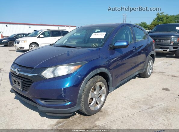 3CZRU6H36HG705464 2017 HONDA HR-V Blue Передня ліва чверть