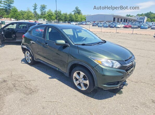 3CZRU6H36HM715333 2017 HONDA HR-V Green Delantero derecho