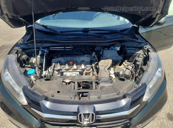 3CZRU6H36HM715333 2017 HONDA HR-V Green Vista del compartimento del motor