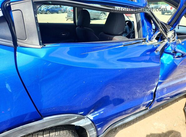 3CZRU6H36JG711870 2018 HONDA HR-V Blue Vista interior trasera