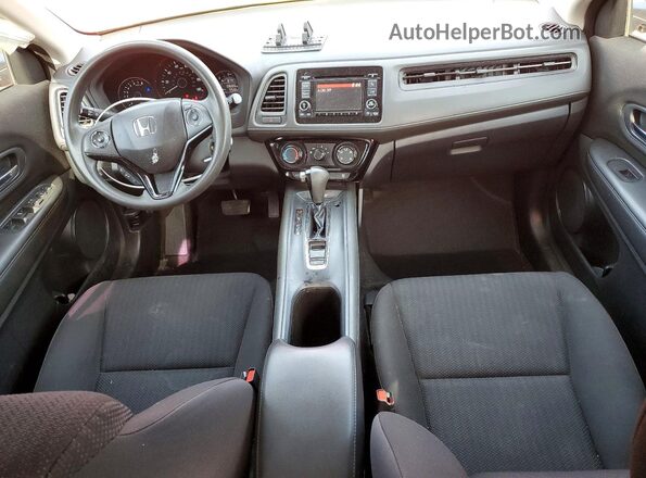 3CZRU6H37HG708633 2017 HONDA HR-V Red Widok deski rozdzielczej