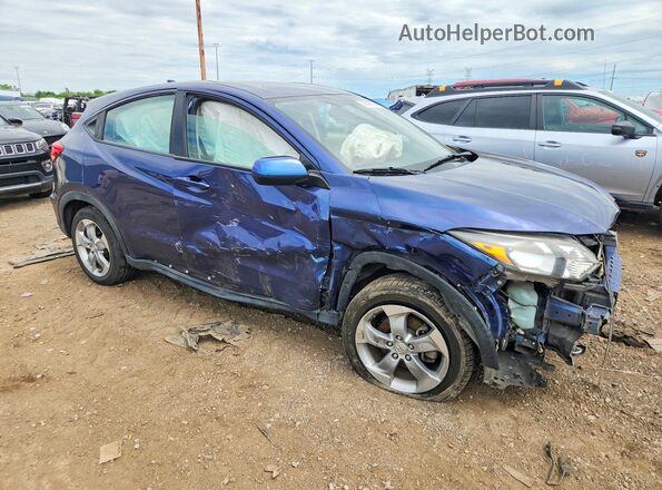 3CZRU6H37HG709801 2017 HONDA HR-V Blue Delantero derecho