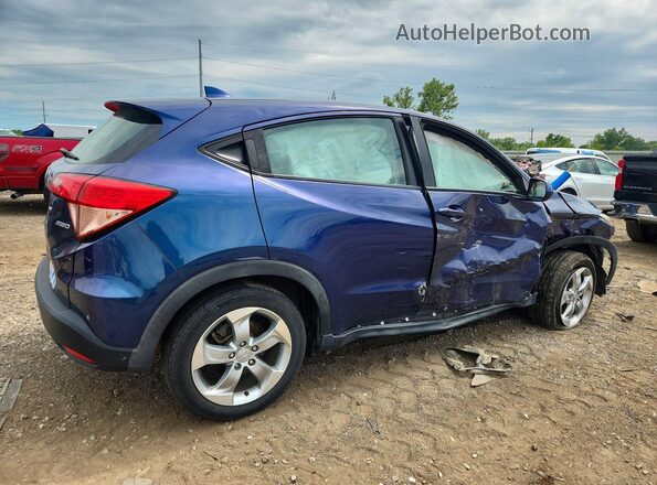 3CZRU6H37HG709801 2017 HONDA HR-V Blue Trasero derecho