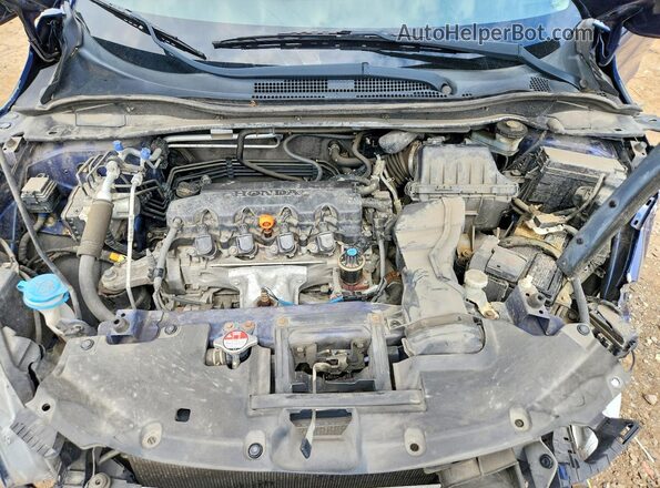 3CZRU6H37HG709801 2017 HONDA HR-V Blue Vista interior trasera
