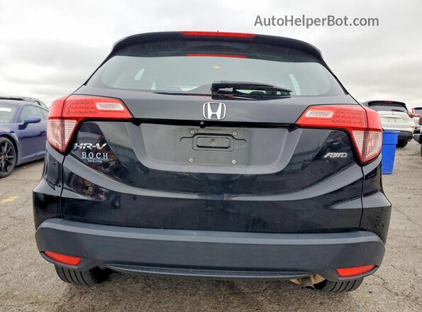 3CZRU6H37HG710074 2017 HONDA HR-V Black Հետևի տեսք
