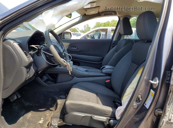 3CZRU6H37KG717615 2019 HONDA HR-V Gray Front interior view