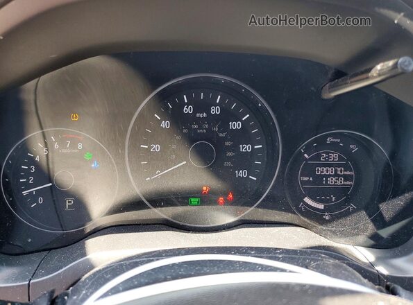 3CZRU6H37KG717615 2019 HONDA HR-V Gray Instrument cluster view