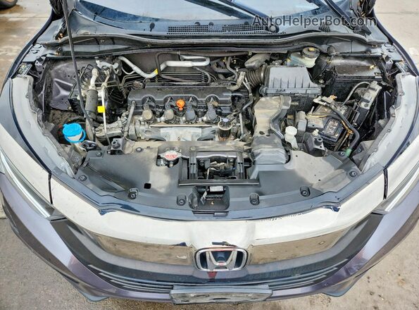 3CZRU6H37KG721406 2019 HONDA HR-V Charcoal Vista del compartimento del motor