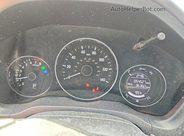 3CZRU6H37KG723902 2019 HONDA HR-V Серый Вид щитка приборов