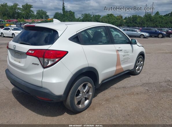3CZRU6H37KM743746 2019 HONDA HR-V White Trasero derecho