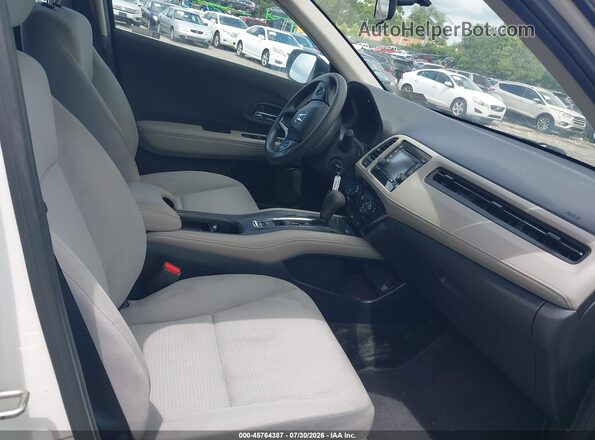 3CZRU6H37KM743746 2019 HONDA HR-V White Vista interior delantera