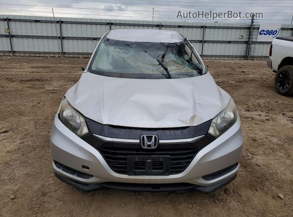 3CZRU6H38GM742595 2016 HONDA HR-V Silver Widok z przodu
