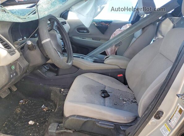 3CZRU6H38GM742595 2016 HONDA HR-V Silver Widok wnętrza z przodu