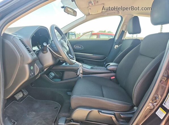 3CZRU6H38GM770574 2016 HONDA HR-V Black Front interior view