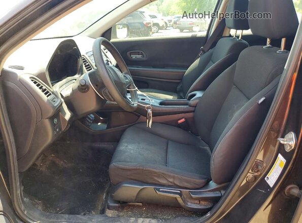 3CZRU6H38JG705990 2018 HONDA HR-V Gray Vista interior delantera