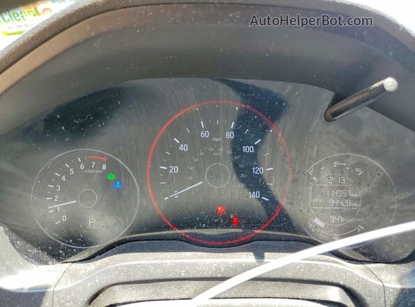 3CZRU6H38JG705990 2018 HONDA HR-V Gray Vista del cuadro de instrumentos