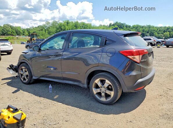 3CZRU6H38JG705990 2018 HONDA HR-V Gray Trasero izquierdo