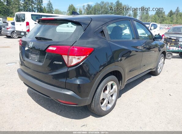 3CZRU6H38JG711014 2018 HONDA HR-V Black Задня права чверть
