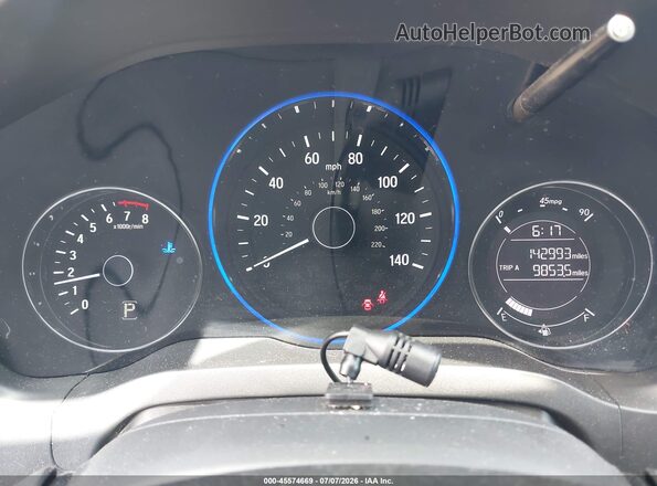 3CZRU6H38JG711014 2018 HONDA HR-V Black Вид задніх сидінь