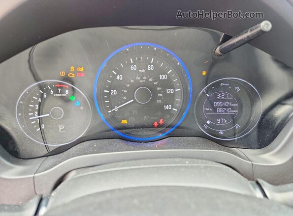 3CZRU6H38KG703609 2019 HONDA HR-V Black Սարքավորումների վահանակի տեսք