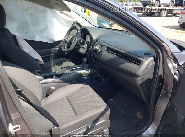 3CZRU6H38KM708634 2019 HONDA HR-V Gray Widok wnętrza z przodu