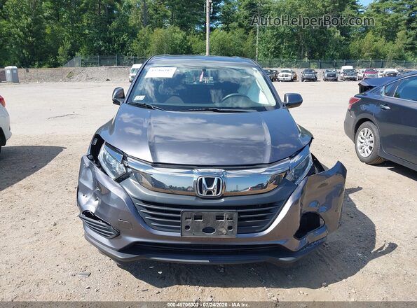 3CZRU6H38KM708634 2019 HONDA HR-V Gray Widok wnętrza z tyłu