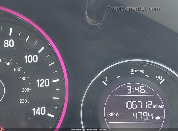 3CZRU6H38KM708634 2019 HONDA HR-V Gray 
