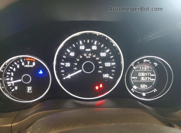 3CZRU6H38NM770748 2022 HONDA HR-V Черный Вид щитка приборов