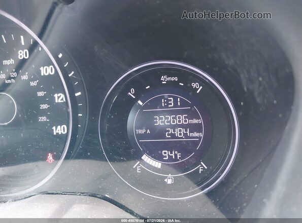 3CZRU6H39KM706696 2019 HONDA HR-V White სალონის 360-გრადუსიანი ხედი